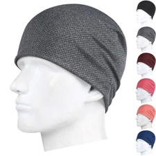 Windproof Cycling Skull Cap Thermal Helmet Liner Winter Beanie Hat for Men Women