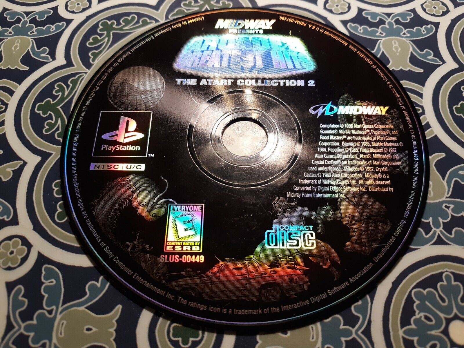 Arcade's Greatest Hits: The Atari Collection 2 (Sony PlayStation 1, 1998)