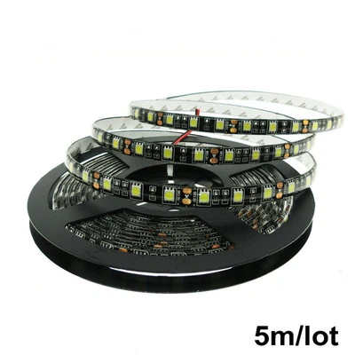 Schwarz PCB LED Streifen 5050 Wasserfest Flexibel DRL DIY RGB Klebeband - Bild 1 von 4