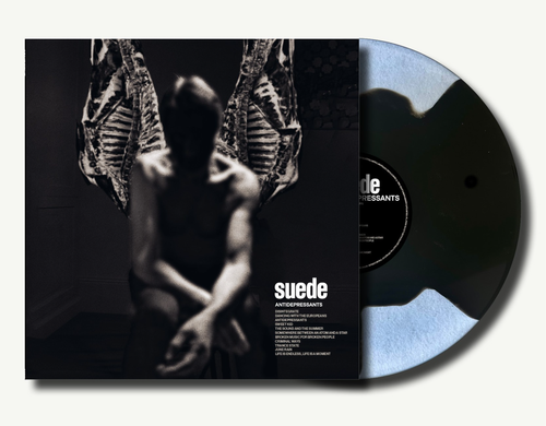Suede - Antidepressants - Blood Records crystal clear and black. Limited to 500