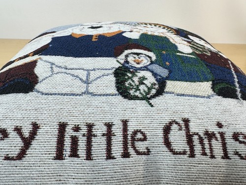 Have Yourself A Merry Little Christmas Tapestry Pillow 2 Sided Pattern - Picture 12 of 13
