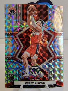 Corey Kispert 2021-22 Panini Mosaic #276 Silver Prizm Rookie RC Wizards