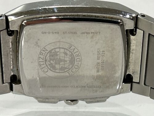 Citizen Eco Drive Chronograph H501-S066590 HST Black Dial Tank on St (NJL028914) - Bild 10 von 10