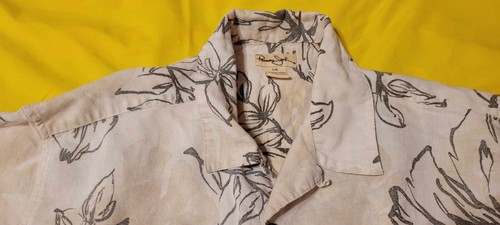 Camisa para hombre Panama Jack grande tostada hawaiana con botones - Imagen 2 de 2