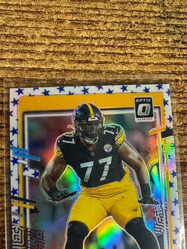 2023 Optic Football Broderick Jones Blue Star Emoji Holo PRIZM SP Rated Rookie - Bild 7 von 9