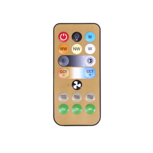 Adjustable Brightness and Fan Speed Timing E27 Fan Light Remote Control - Picture 2 of 8