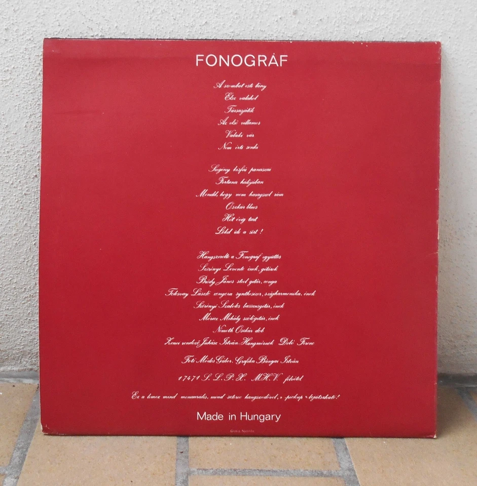3 LPs Ungarn Prog Rock 2 x Fonograf Illes Hungary - Immagine 3 di 4
