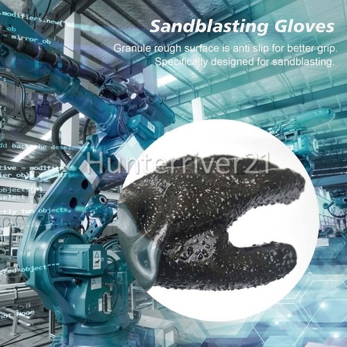 Pair Sandblaster Sandblasting Glove for Sand Blasting Cabinet Sandblast Glove AU - Picture 3 of 9
