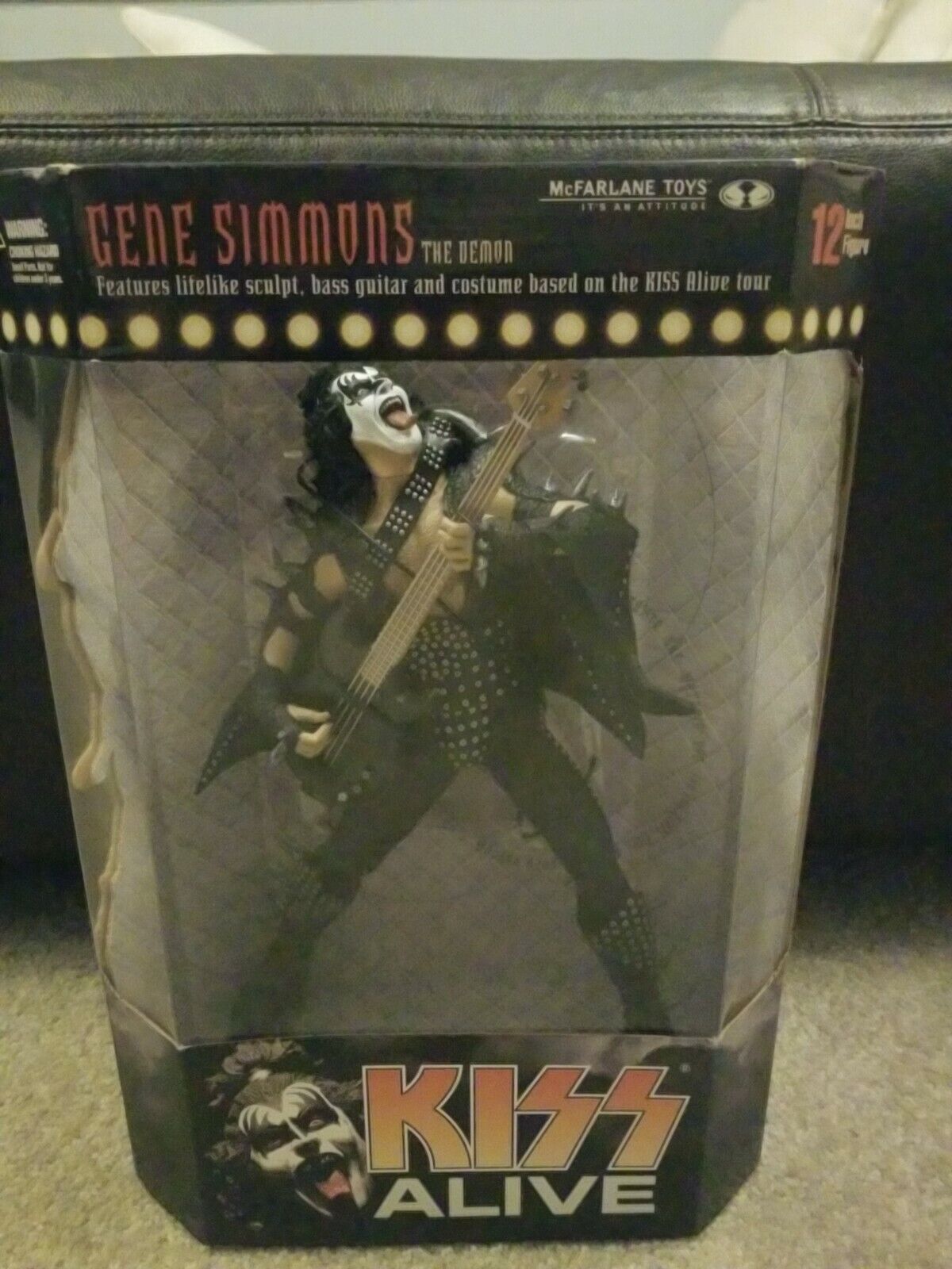 1975 Kiss Alive The Demon Gene Simmons 12 Action Figure McFarlane