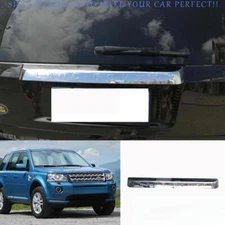 For LR Freelander 2 LR2 2008-10 Chrome ABS Rear Trunk Lid Tailgate Cover Decor