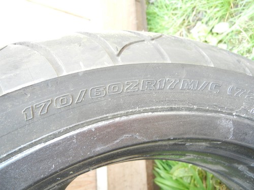 TRIUMPH TROPHY SPRINT TRIDENT T300 BREMBO RUEDA TRASERA 3 RADIOS 17" X 5,50" Y NEUMÁTICO - Imagen 5 de 17