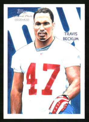 Travis Beckum 2009 Topps National Chicle #C108 FOOTBALL Card