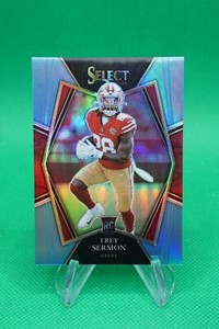 2021 Select Base Premier Level Light Blue Prizm SP /99 #168 Trey Sermon ES6