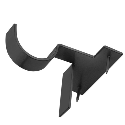2PCS Metal Single Hang Curtain Rod Holders Bracket Into Window Frame Rod Bracket - Picture 7 of 12