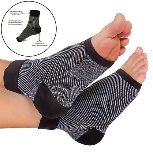 Plantar Fasciitis Sock (3 Pairs) for Men and Women, Compression Foot Sleeves - Picture 2 of 13