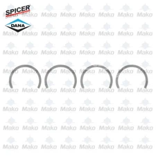 4 x 2-7-99 Spicer U-Joint Inside style snap ring clips .058 Thick for Caps 1.062