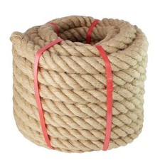 Manila Rope 1-1/2 Inch x 50 Feet Twisted Manila Rope Thick Rope 1.5in for Lan...