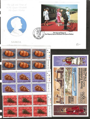 813: SAMOA, SAMOA I SISIFO, WESTERN SAMOA, Collection of many sets M/S most MUH. - Picture 24 of 24