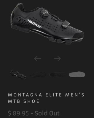 Tommaso Elite Cycling black bike shoes size 42 