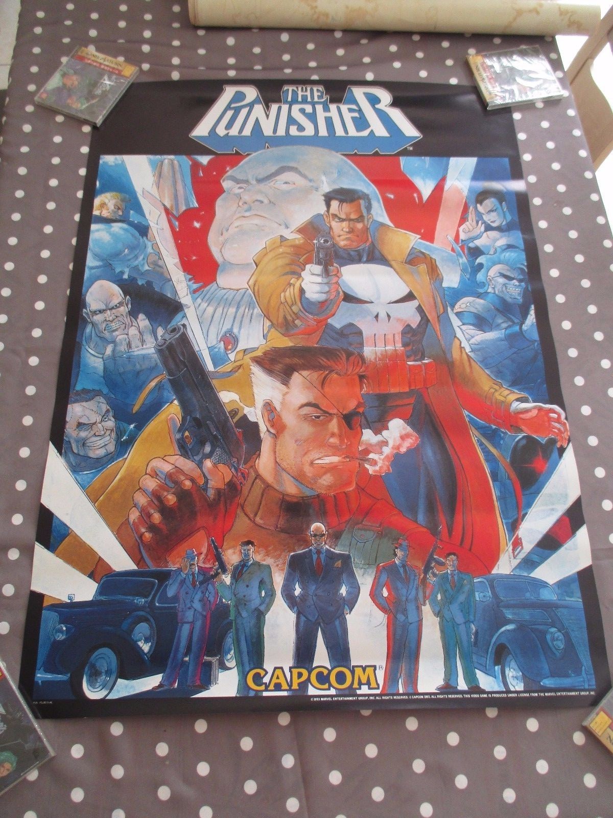 THE PUNISHER CAPCOM ARCADE JAPAN B1 SIZE OFFICIAL POSTER THE PUNISHER CAPCOM ARCADE JAPAN B1 SIZE OFFICIAL POSTER