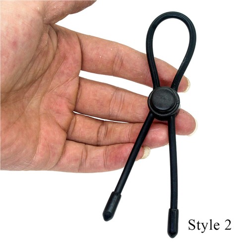Men Cock Rings Adjustable Delay Ejaculation Silicone Ring Enhancer Sexy Toys US - Picture 13 of 15