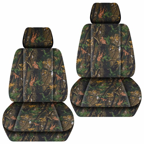 front car seat covers camo tree gray/orange/green/pink...fits liberty 2002-2012 - Bild 6 von 11