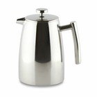 Grunwerg Caf? Stal Stainless Steel Coffee Maker 1.2 Litre Mirror Finish Silver