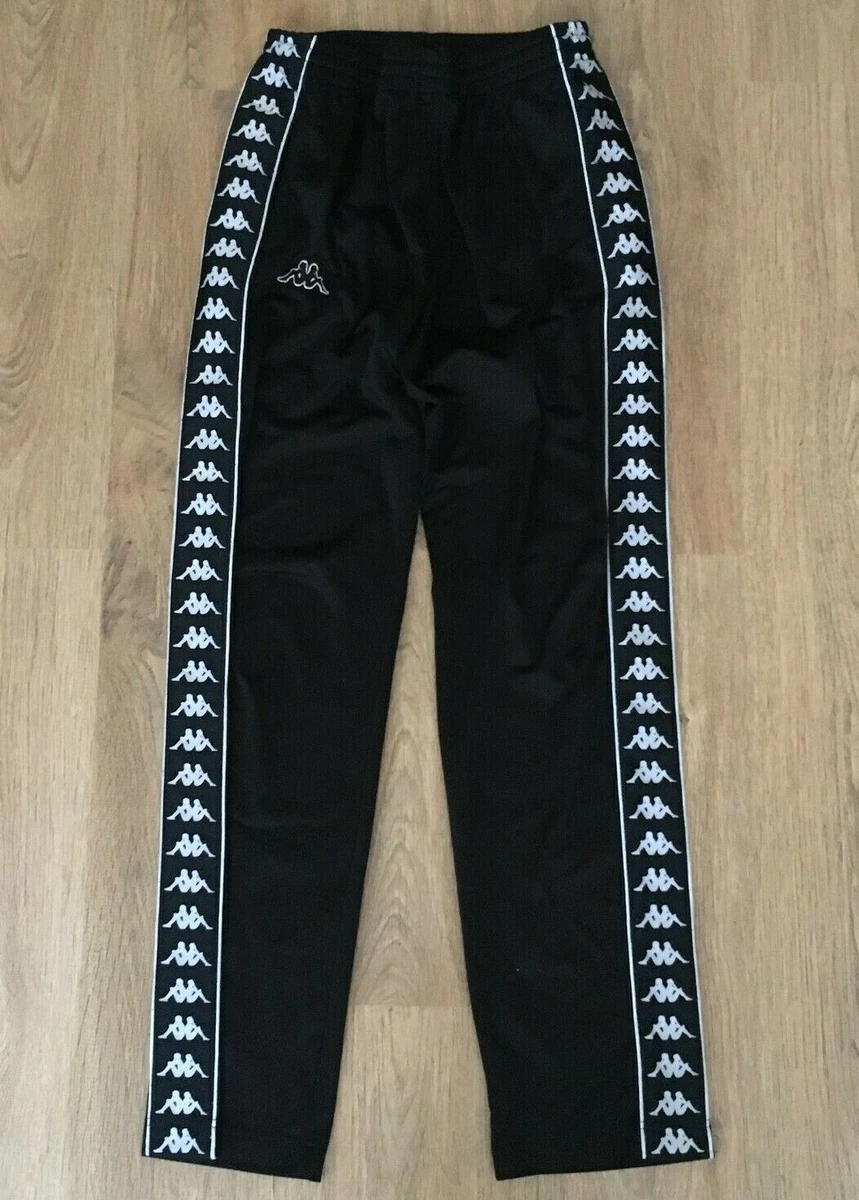 black kappa sweatpants