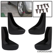 4 Mud Flaps Universal Splash Guards Fits For Many Front & Rear Includes Hardware