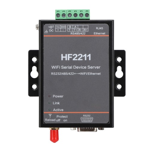 HF2211 Serial Server RS232/485/422 To WIFI & Ethernet DTU Network Communication - Picture 10 of 23