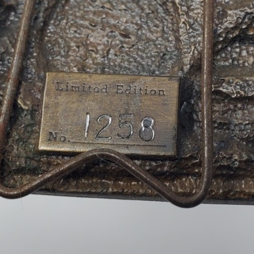 Buick Service Masters Brass Belt Buckle Limited Edition No. 1258 with Clip - Picture 4 of 5
