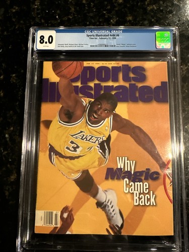 CGC Kiosk Sports Illustrated Magic Johnson Why Magic Came Back 1996