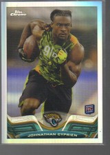 JOHNATHAN CYPRIEN   2013 TOPPS CHROME REFRACTOR ROOKIE CARD #37