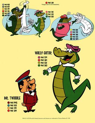 Hanna Barbera Wally Gator ゼンマイ ランプ ウォーカー Hanna Barbera Wally Gator Mainspring Lamp Walker from japan