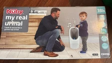 Nuby My Real Training Urinal - Freestanding - With Life-Like Flush Button and