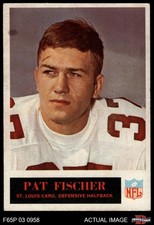 1965 Philadelphia #160 Pat Fischer  Cardinals-FB RC Nebraska 3 - VG