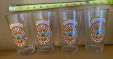 BEER GLASS SALE! NewCastle Brown Ale Pint Glasses lot of 4 New Castle