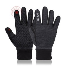 Warm Fleece Winter Outdoor Gloves LG201 Thermal, Ideal for Running, Hiking, C...