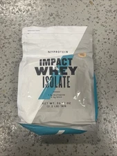 MyProtein Impact Whey Isolate Protein Powder - Vanilla -2.2lbs Exp. 10/2025