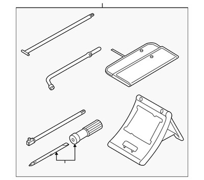 Genuine Nissan Multi-Purpose Tool Set 99501-1LA0B