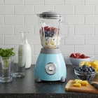 WEST BEND Blender Retro-Styled 3 Speeds with 48 oz Glass Blending Jar ,blue