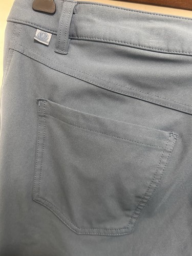 Lululemon Herren Größe 32 ABC schmale Passform eisenblau Hose 27" LM5AD7S Warpstreme gebraucht, in einwandfreiem Zustand - Bild 5 von 6