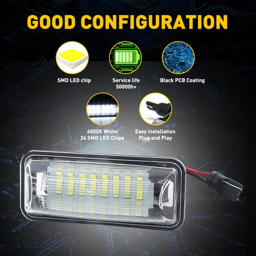 AUXITO 24-SMD Licencia LED Luz Etiqueta Lámpara Para Subaru Forester Impreza BRZ - Imagen 3 de 10