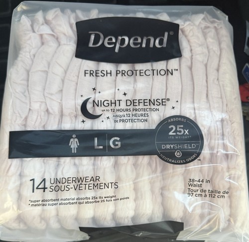 Depend Night Defense Erwachsene Inkontinenz & postpartale Blase Leck Unterwäsche für - Bild 3 von 8
