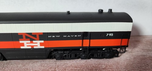 New Haven RR FM C Liner A Diesel 792 Red Ball Brass & B Unit 789 Custom Painted - Picture 3 of 20