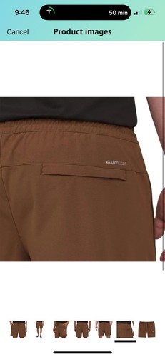 NEW Quicksilver 7” Shorts Dry Flight Drawstring Color Brown Men’s Sz Medium NWT - Picture 11 of 15