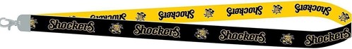 Wichita State University Shockers Lanyard Keychain Double Sided Breakaway... - Picture 1 of 1