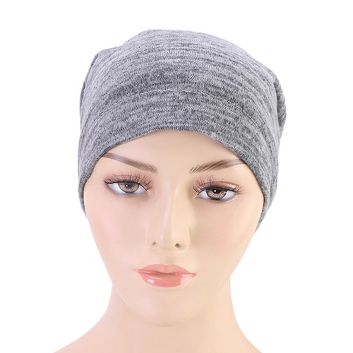 Foulard doppio colore raso pratico dormire chemioterapia avvolgente notte buio - Foto 4 di 12