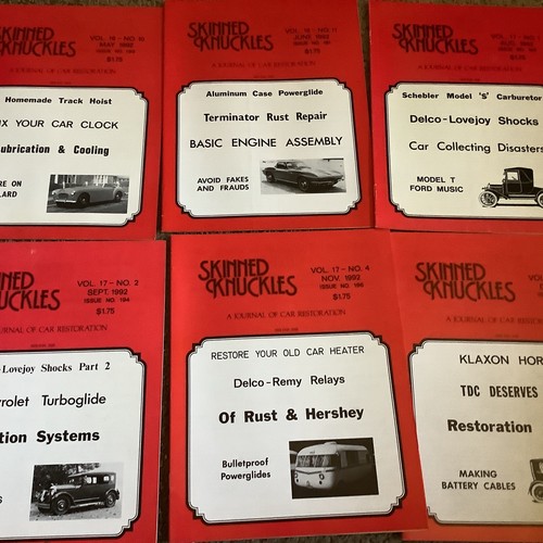 105 Skinned Knuckles Journal of Car Restoration Magazines Lot 1989 - 2001 - Picture 5 of 19