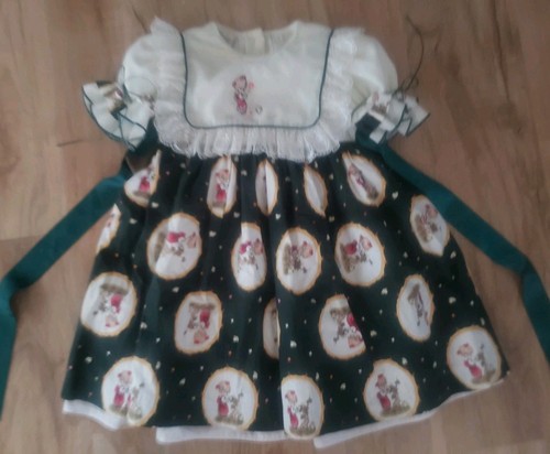 girls vintage Creaciones Betesyl Precious Moments dress size 2 3T